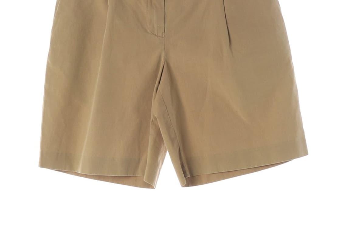 라코스테 여성 핀턱 린넨 블렌드 쇼츠 34 상품이미지4