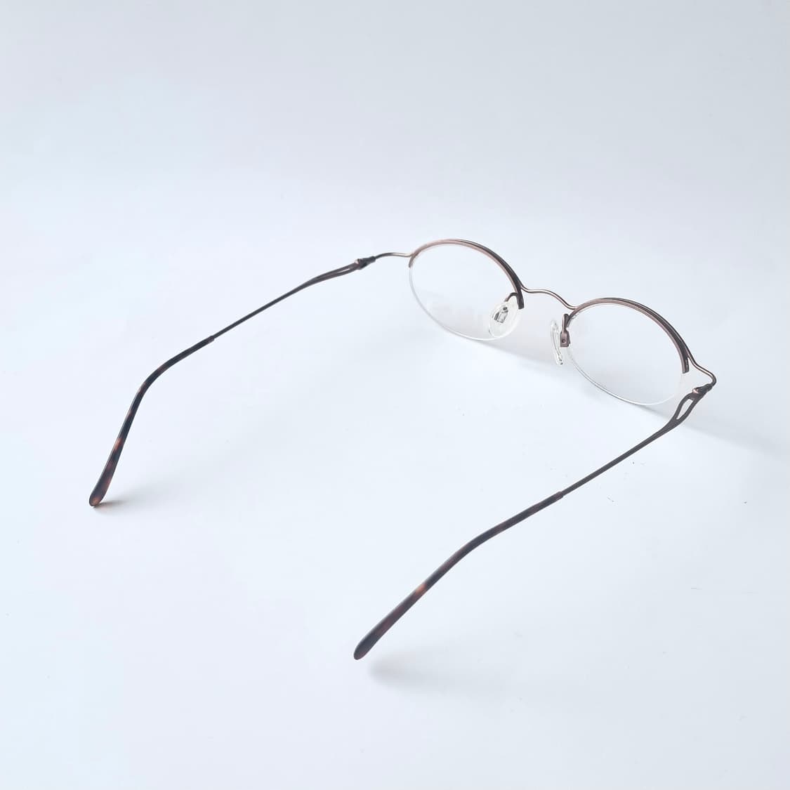 데드스탁 빈티지 오벌형 반무테 안경테 562 상품이미지7