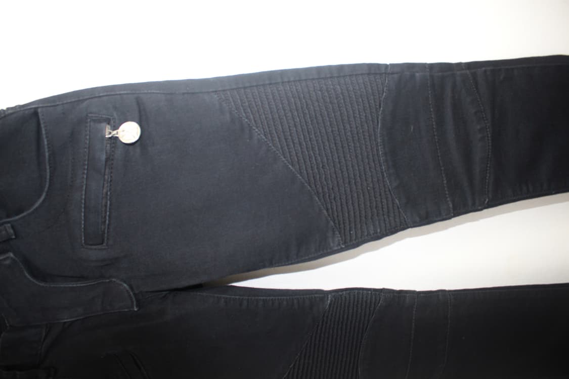 Balmain biker panel slim-straight jean 상품이미지8