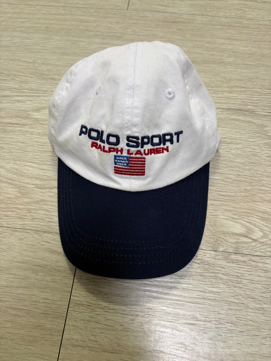 폴로스포츠 모자 화이트네이비 상품이미지1