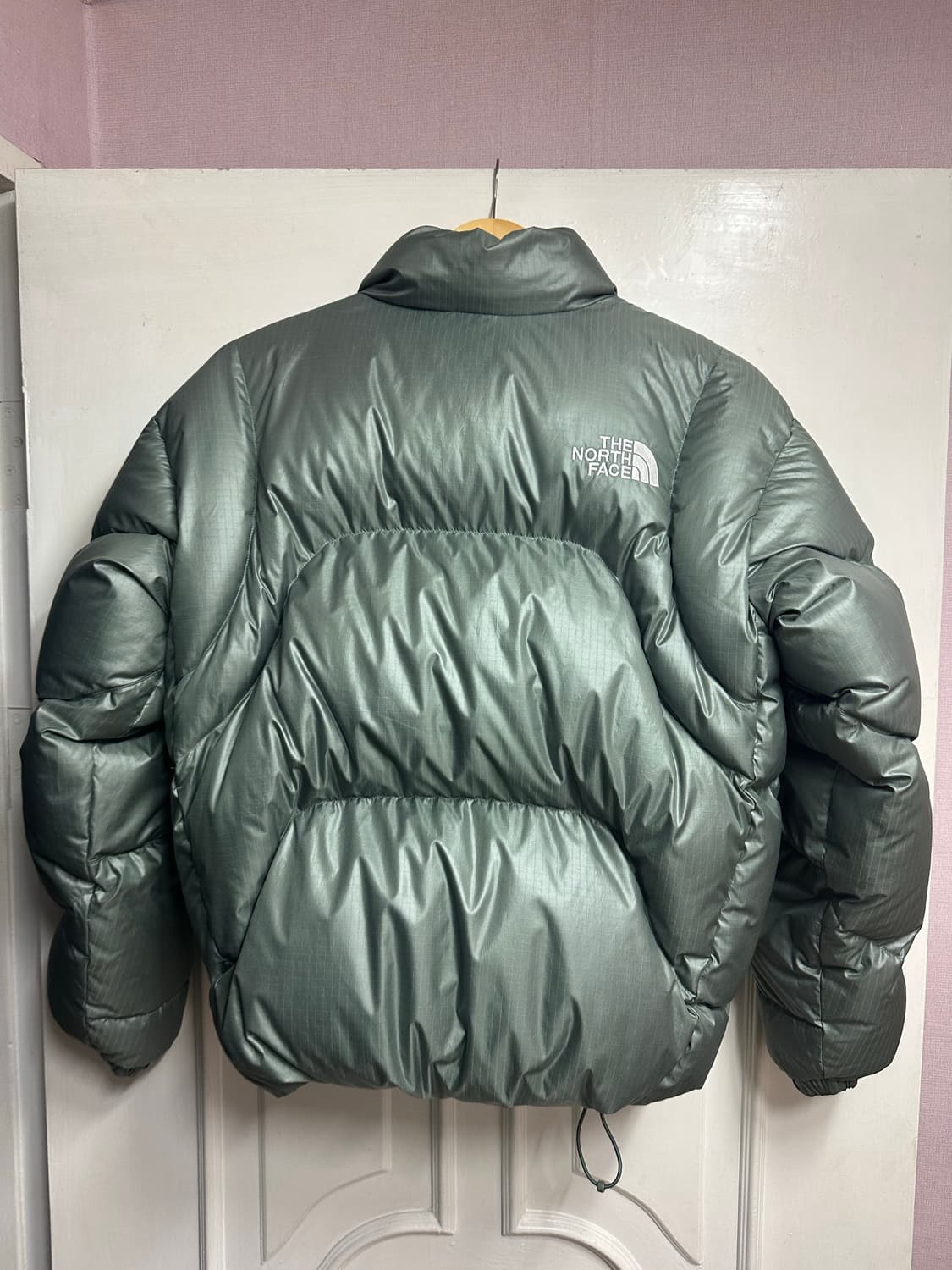 XS 노스페이스 화이트 라벨 웨이브 RDS 다운 자켓 카키 상품이미지2