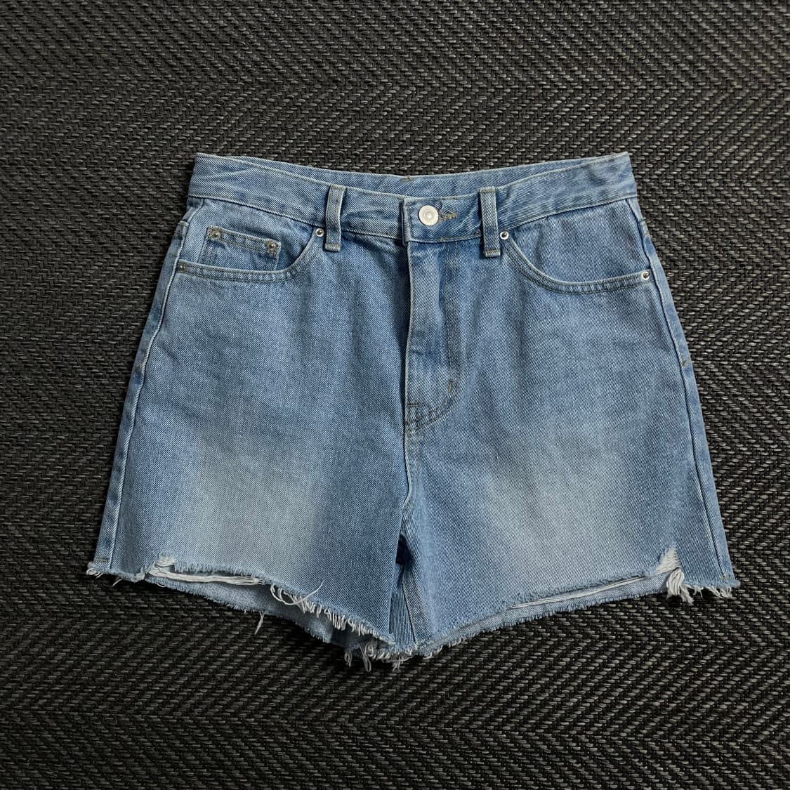 빈티지 우먼스 커팅 데님 숏 팬츠o 4090 상품이미지1