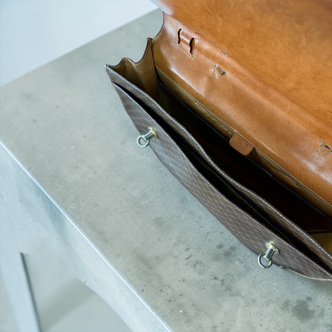 올드 셀린느 마카담 브리프케이스 서류가방 상품이미지9