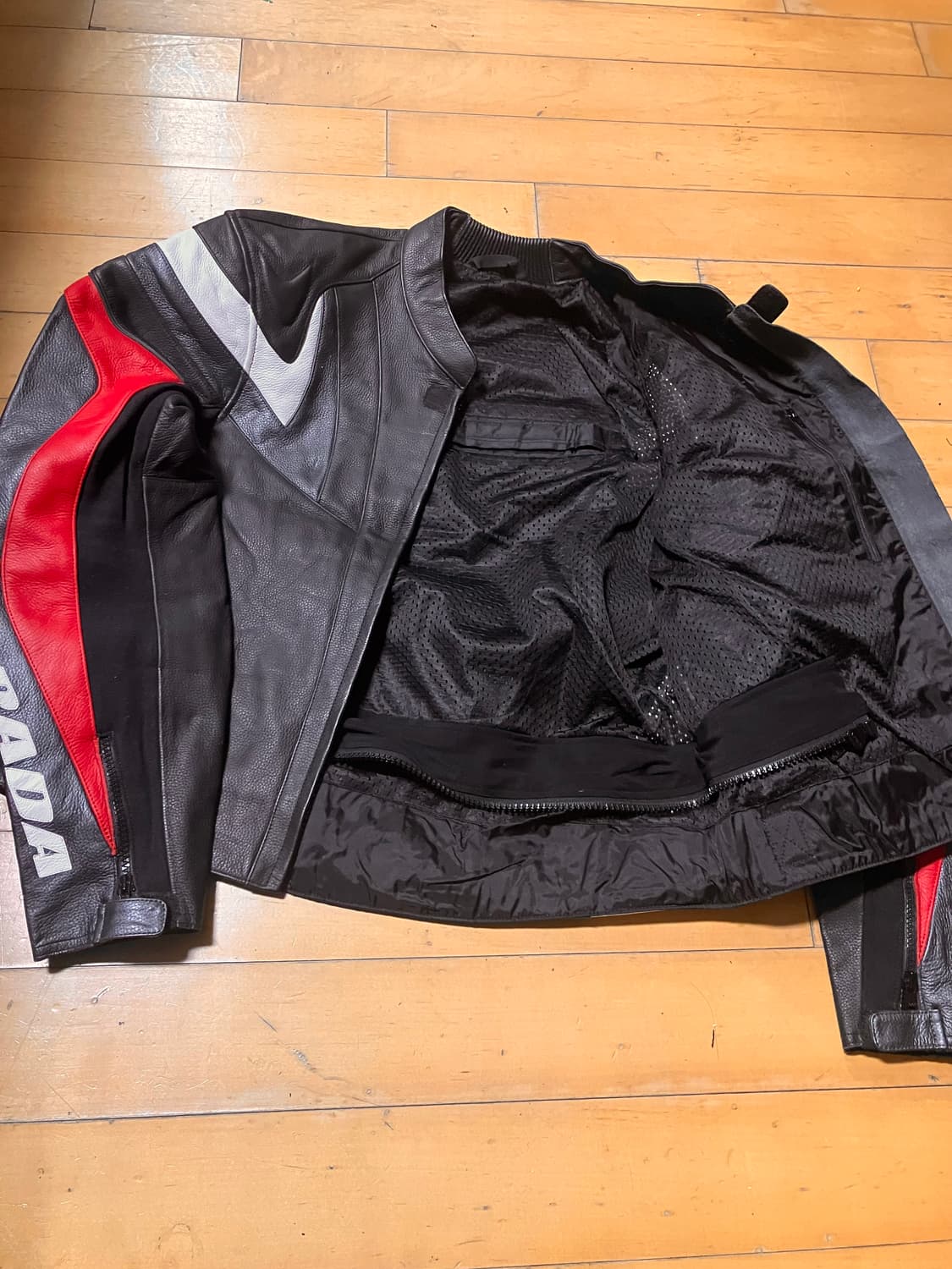 Japanese 90s SPADA 스파이럴 베놈패널 리얼레더 레이싱 자켓 상품이미지9