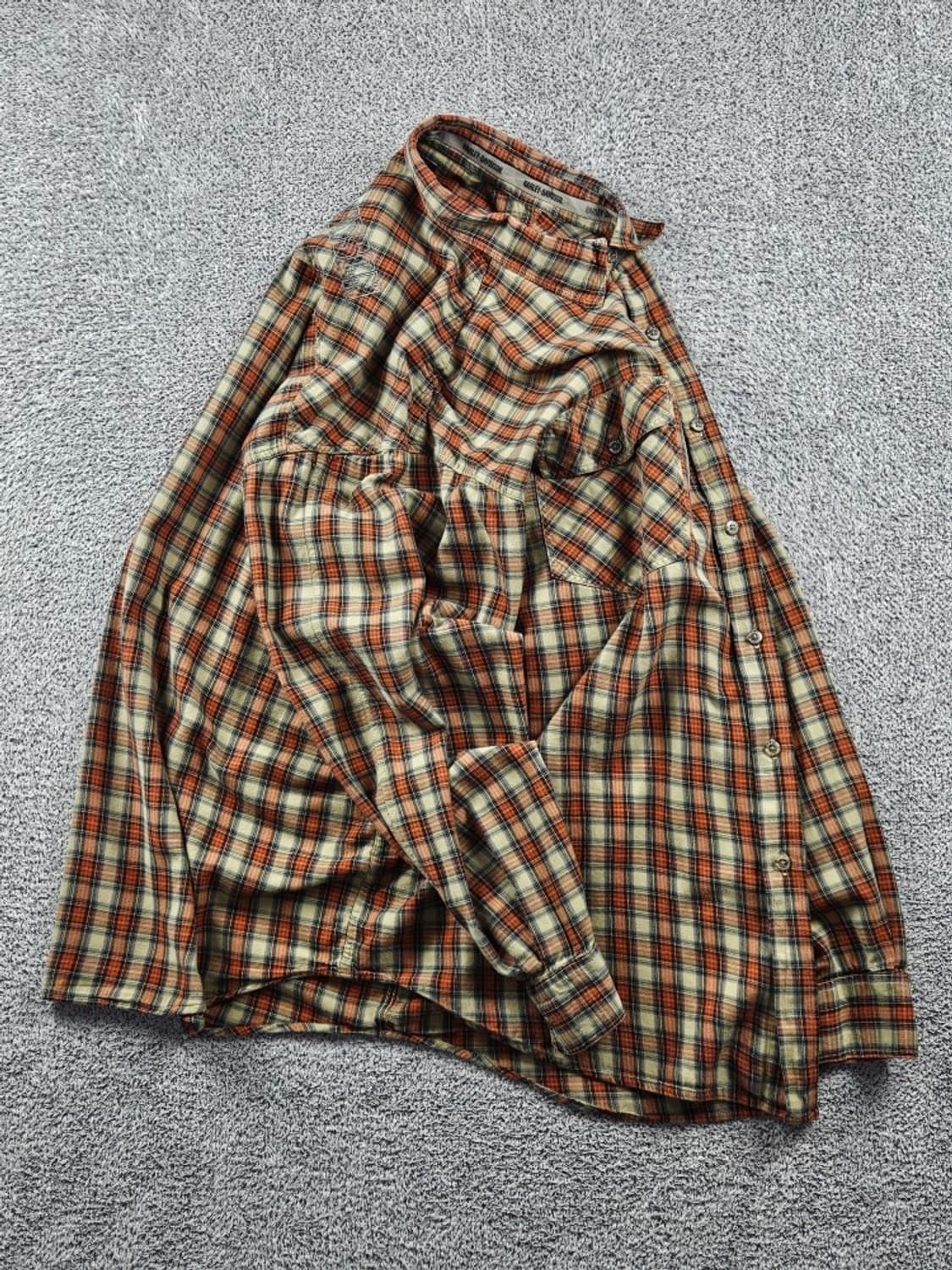 할리데이비슨 체크 패턴 포켓 바이커 셔츠 ( 3XL ) / 11111 상품이미지4