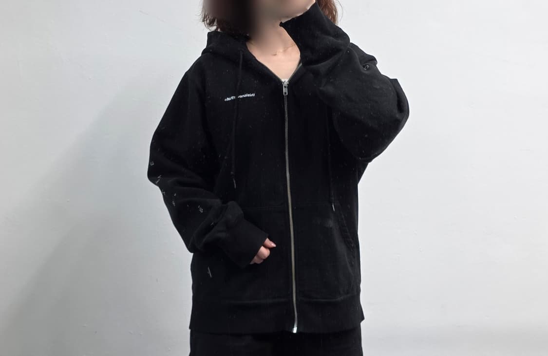 [프립]디스이즈네버댓 후드집업 블랙 상품이미지2