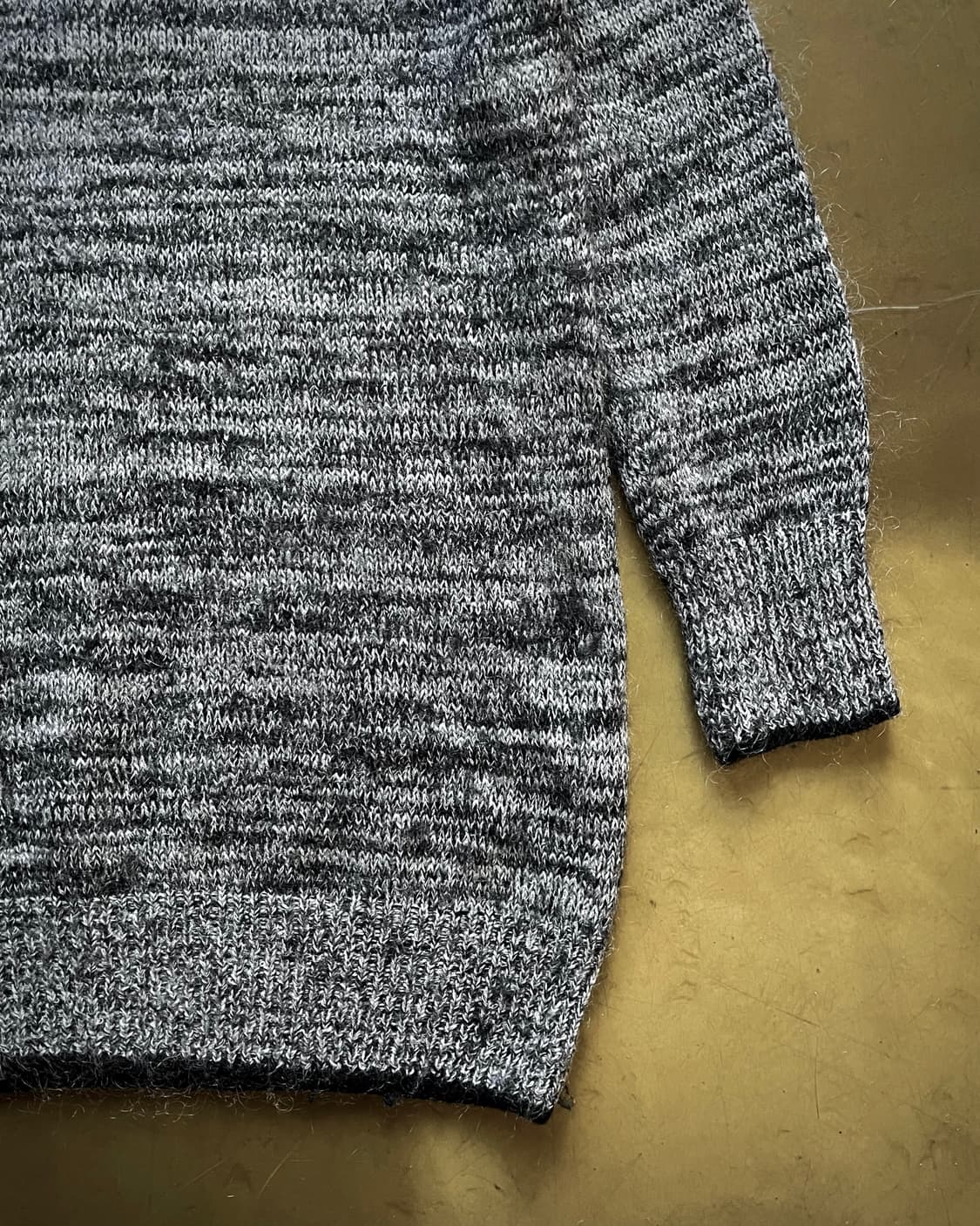 ICB Japan Mohair Gray Knit Sweater 상품이미지5