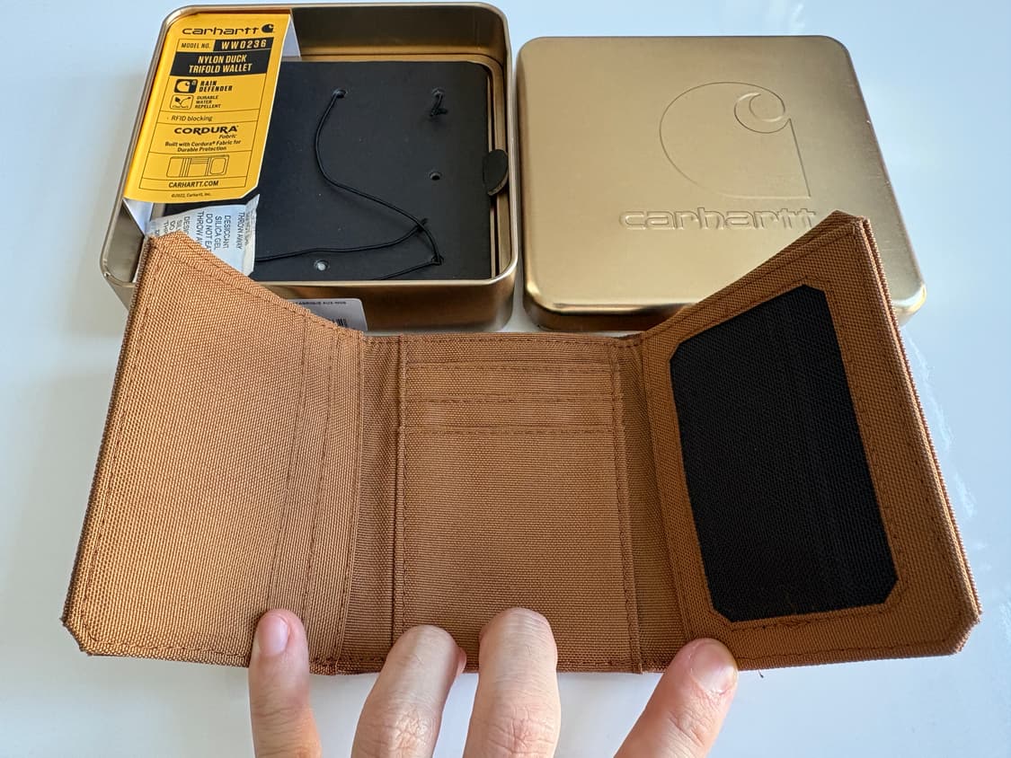 Carhartt NYLON DUCK TRIFOLD WALLET 상품이미지3