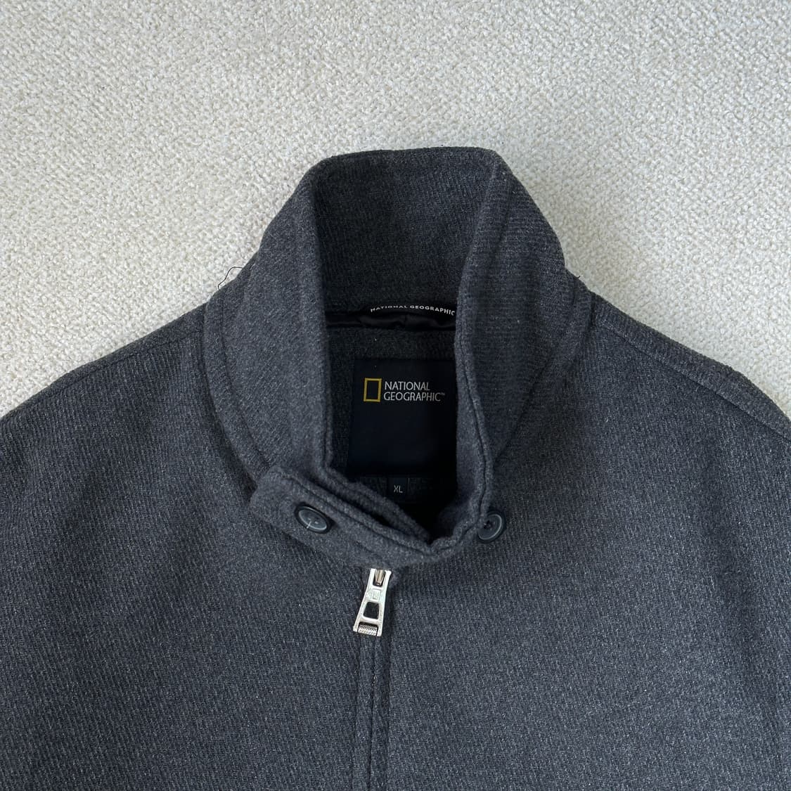 내셔널지오그래픽 하이넥 트윌 집업 코트 상품이미지5