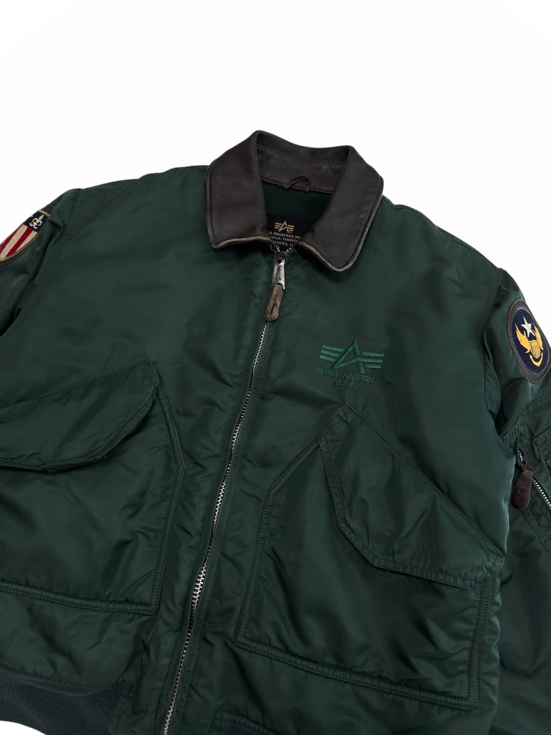 알파인더스트리 CWU 45P 플라이트자켓 ma-1 made in usa 상품이미지3