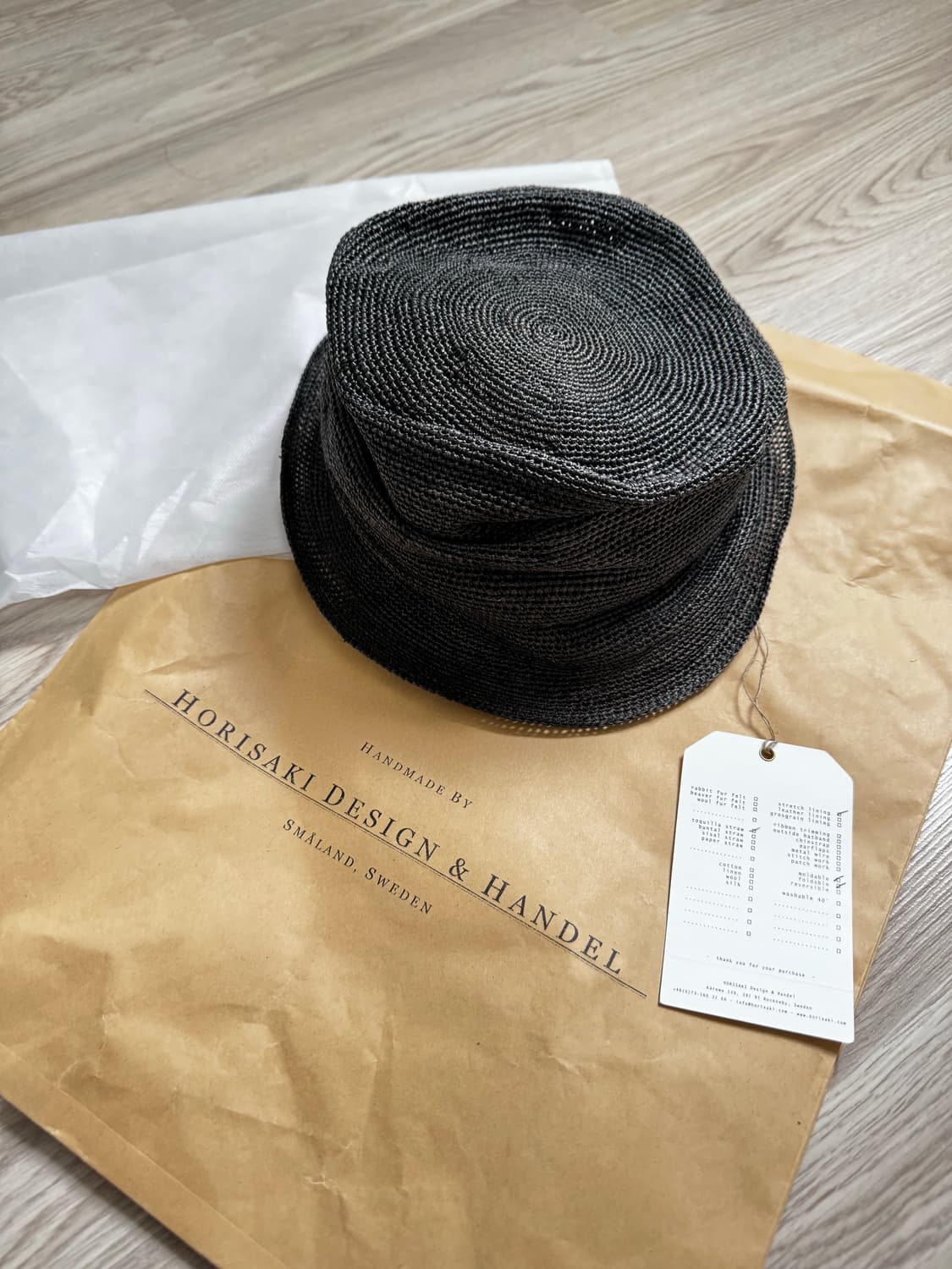 Horisaki Toquilla Straw Hat  상품이미지1