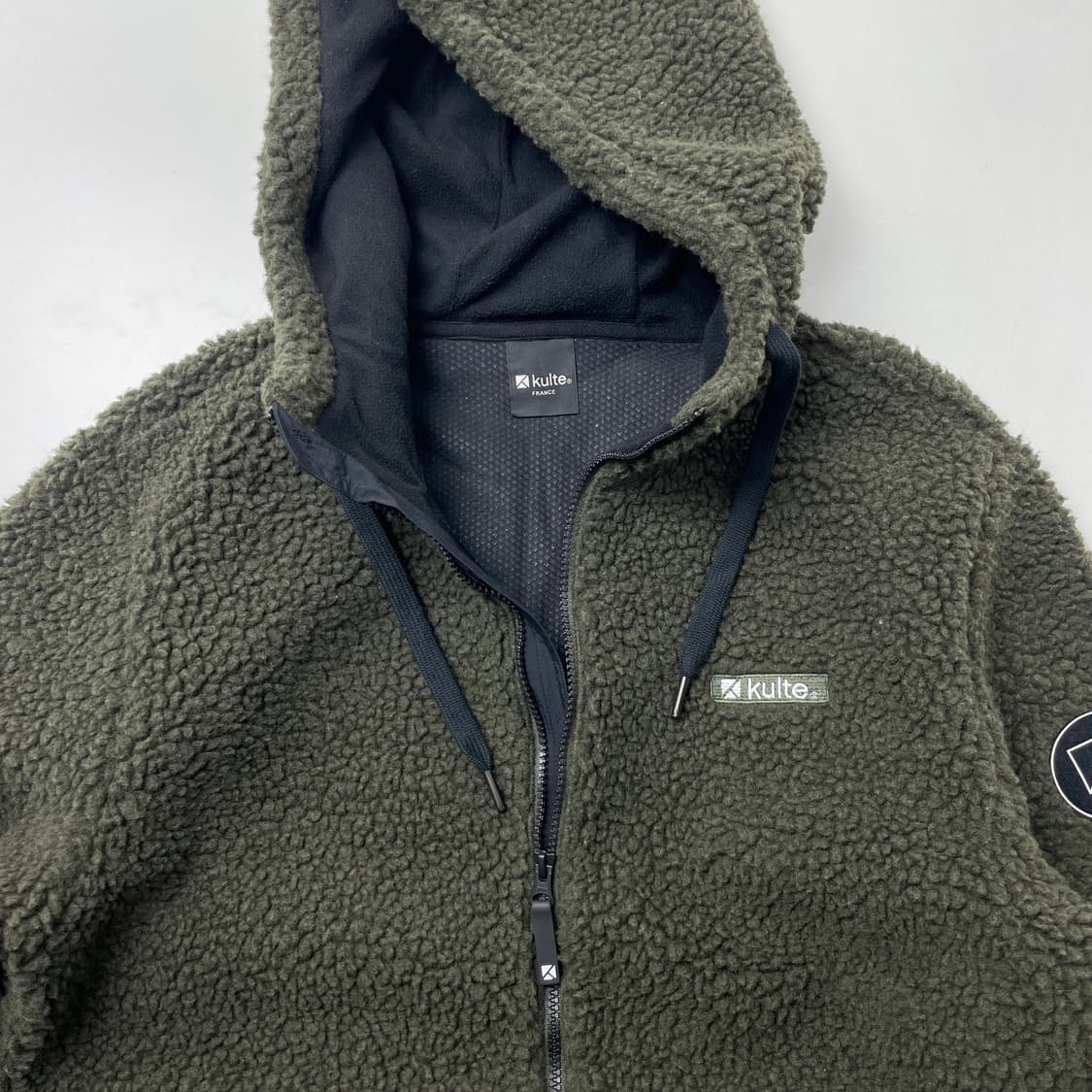 [중고] Kulte 후리스 후드집업 M 95 상품이미지3