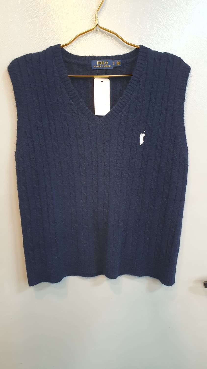 폴로랄프로렌 니트브이넥조끼M 상품이미지1