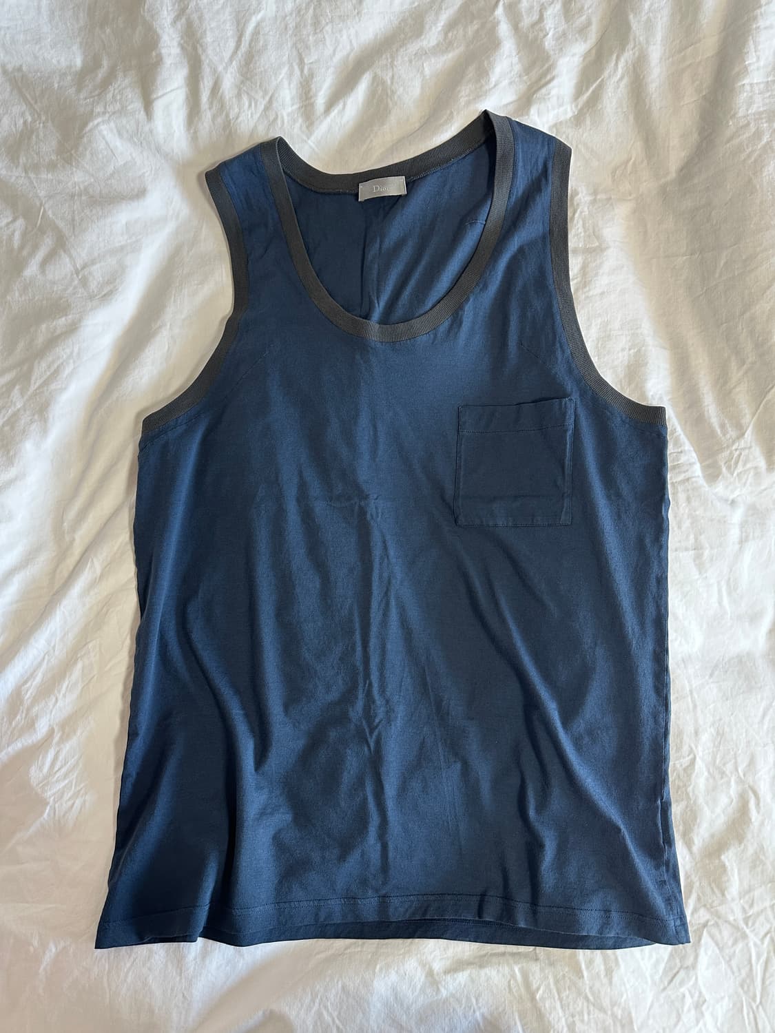 Dior homme SS05 trim tank top 상품이미지1