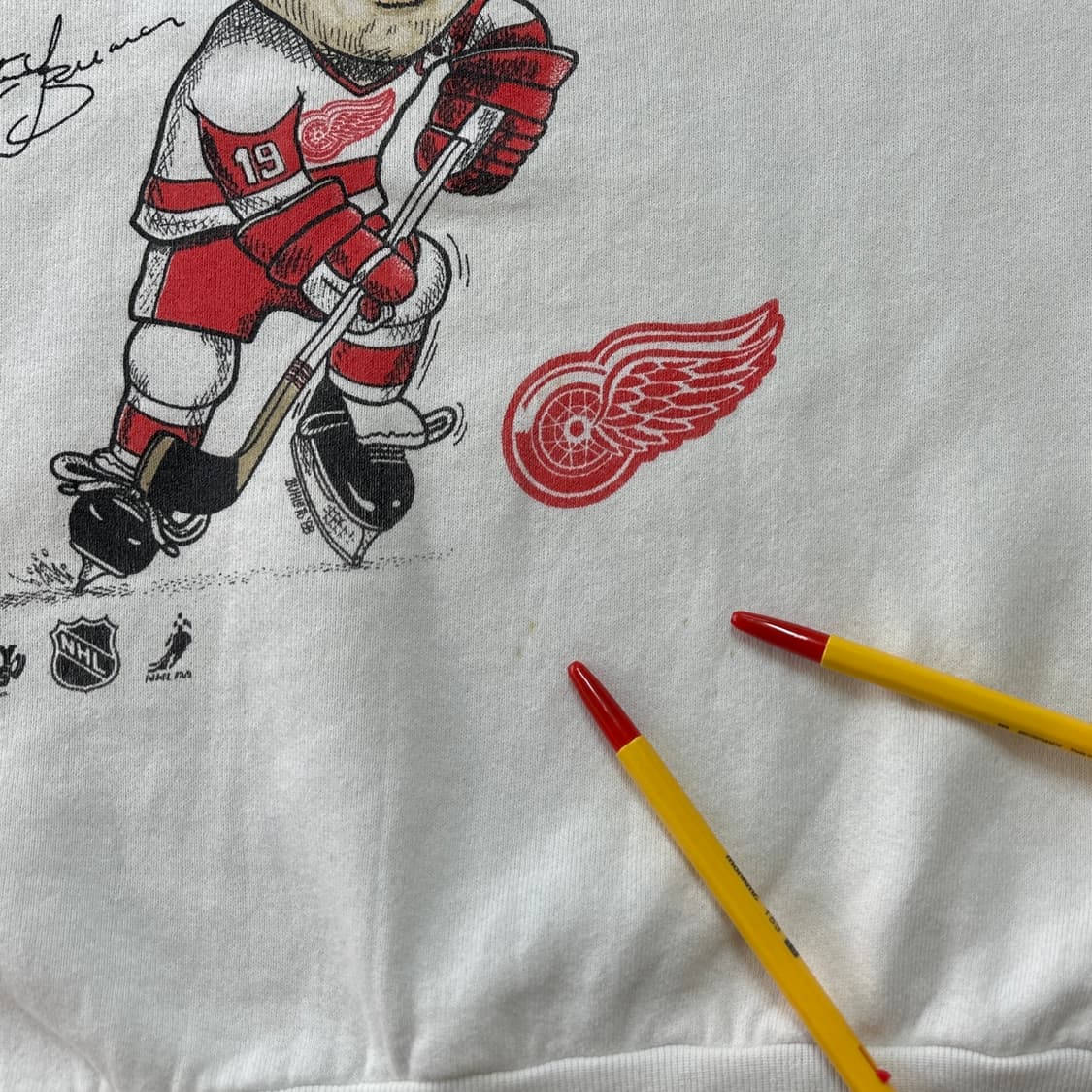 80s USA Yzerman 빈티지 스웻셔츠 M 상품이미지5