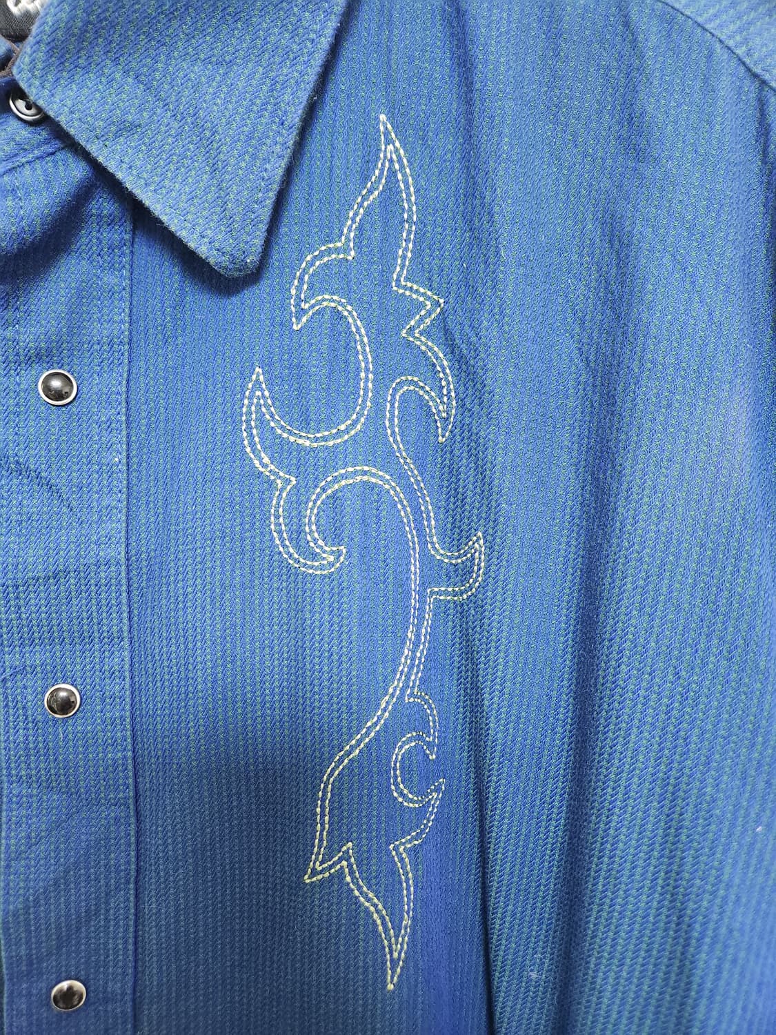 랭글러Wrangler 패턴 웨스턴 셔츠 XL - S85 상품이미지5