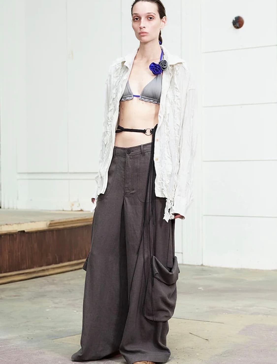 오픈와이와이 린넨 카고 팬츠 상품이미지3