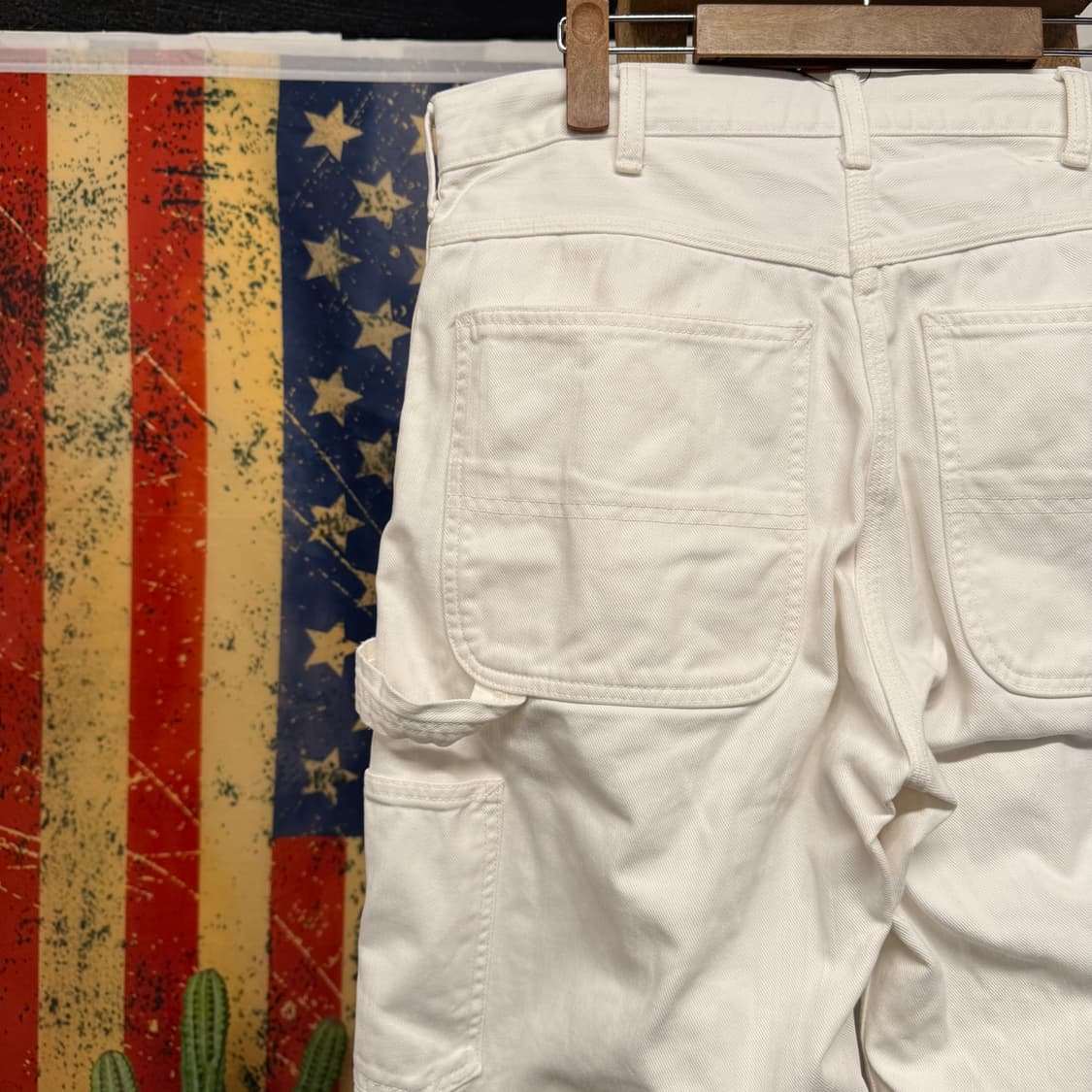00s 칼하트 오리지널 덕 캔버스 카펜터 워크팬츠 화이트 N863   상품이미지4