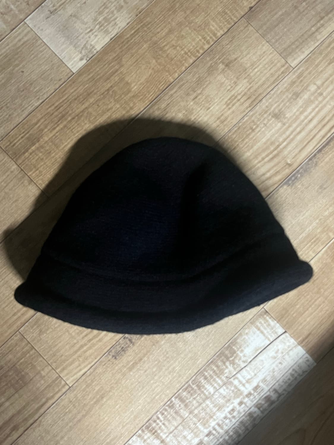 빈티지 검정 리본 울 버킷햇 모자 상품이미지2