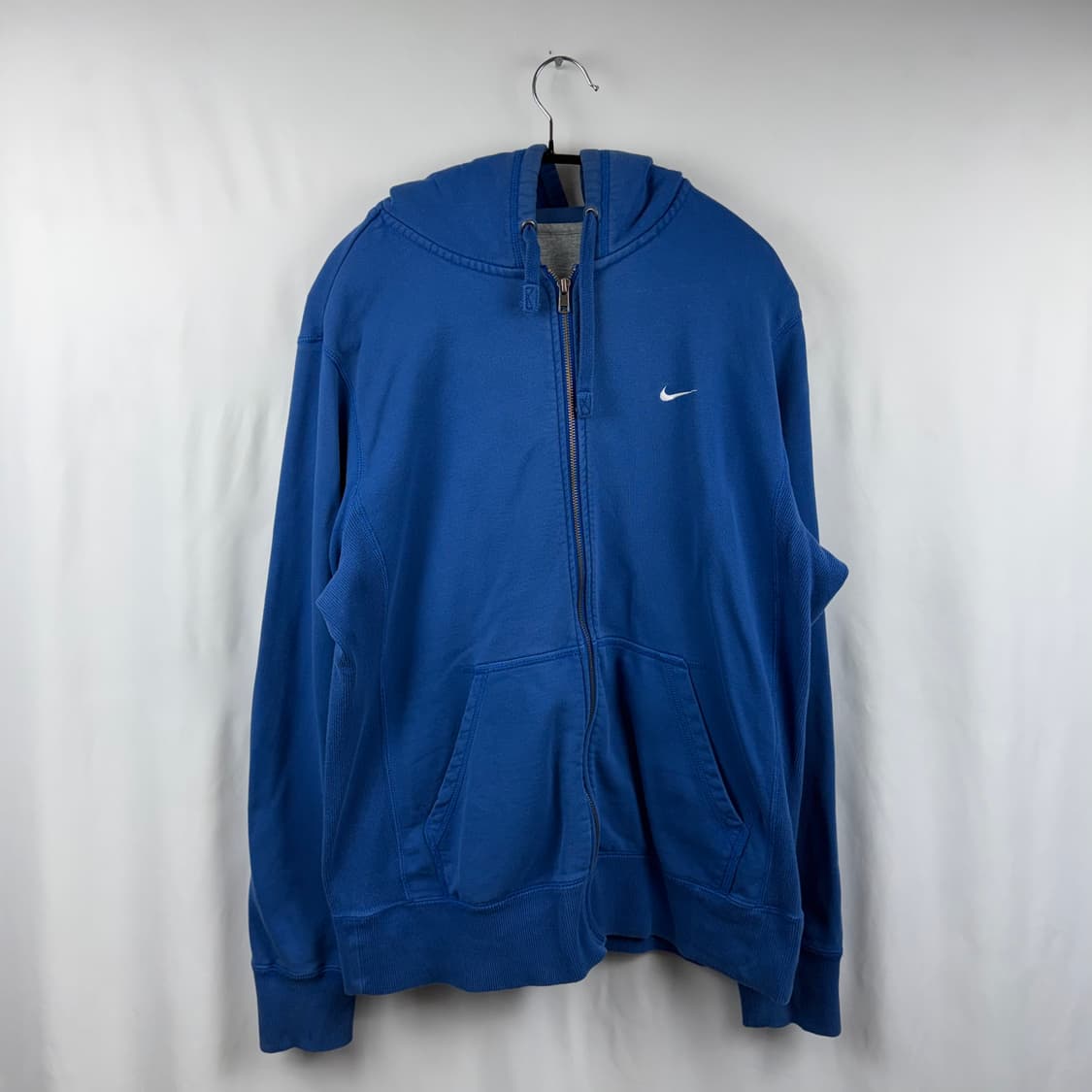 (110) 나이키 스우시 후드집업 블루 상품이미지2