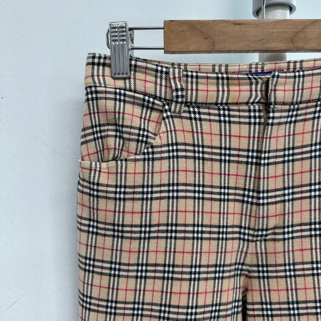 버버리 체크 슬랙스 팬츠 상품이미지3