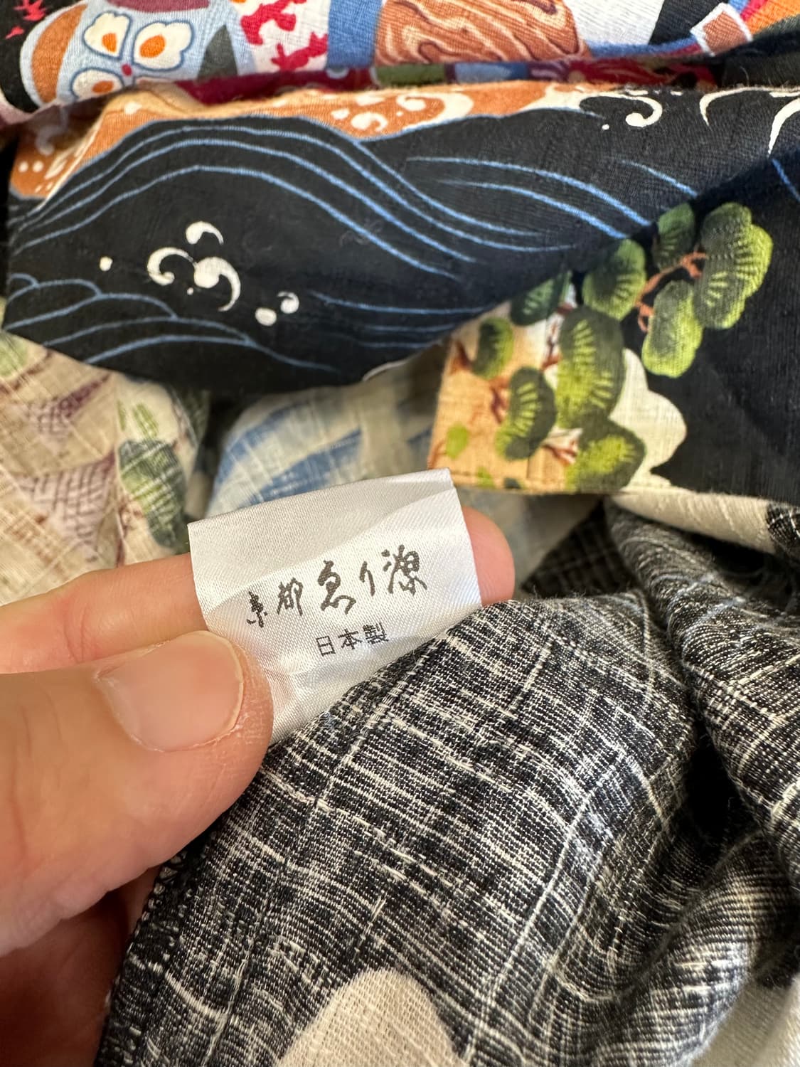 Kyoto Erigen 패턴 셔츠 L 상품이미지4