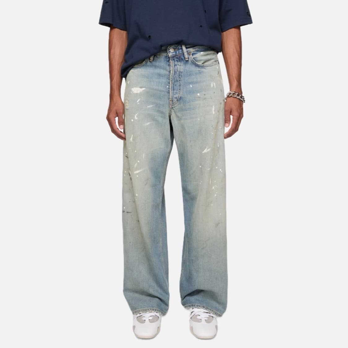 [S,M,L]아크네스튜디오 26ss 루즈 핏 데님팬츠/라이트 블루 상품이미지1