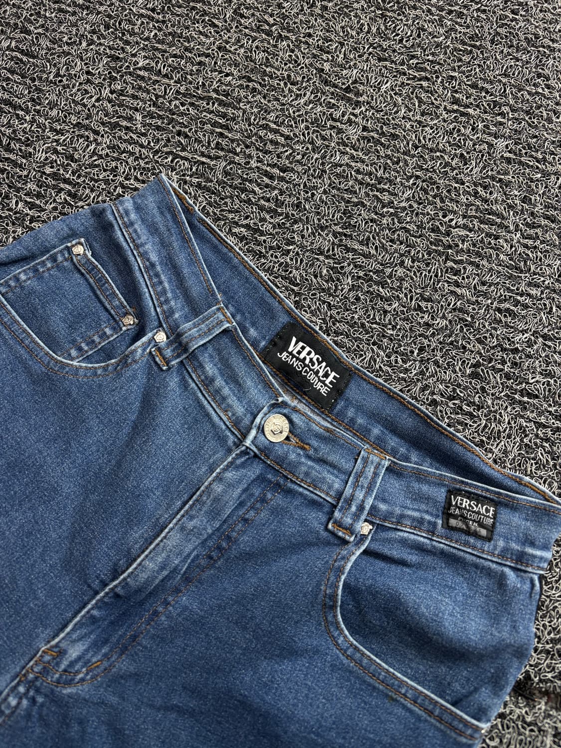 90s 베르사체 아카이브 메두사 루즈핏 데님 팬츠 2244 상품이미지3