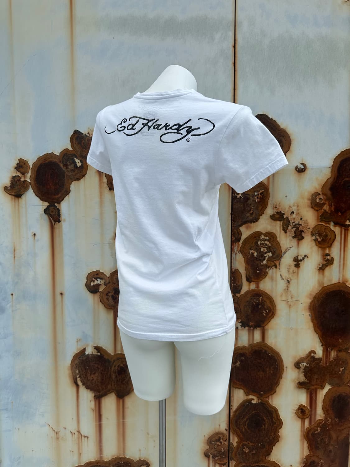 🎸Ed Hardy 화이트 스컬 프린팅 티셔츠🎸 상품이미지6