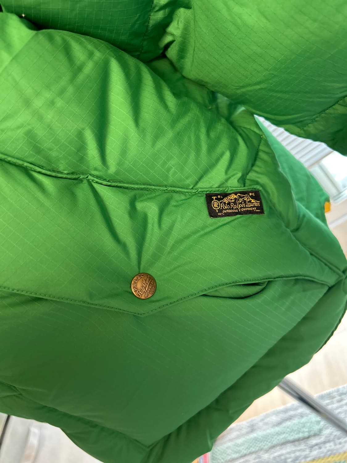 랄프로렌 폴로 컬러블록 웨스턴 다운 자켓 XL 상품이미지3