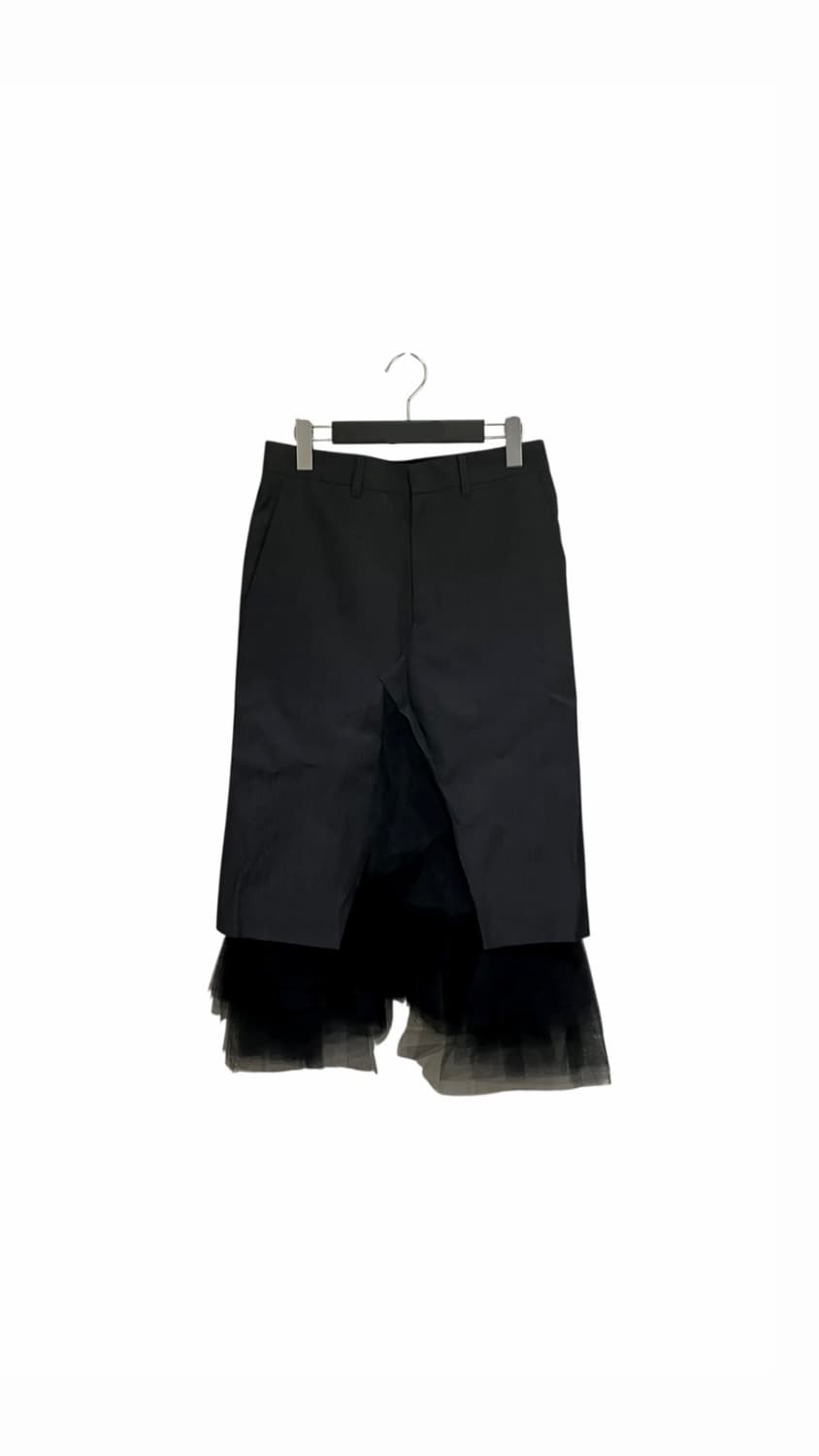 comme des garcons 블랙 레이어드 쉬폰 스커트 S 상품이미지1