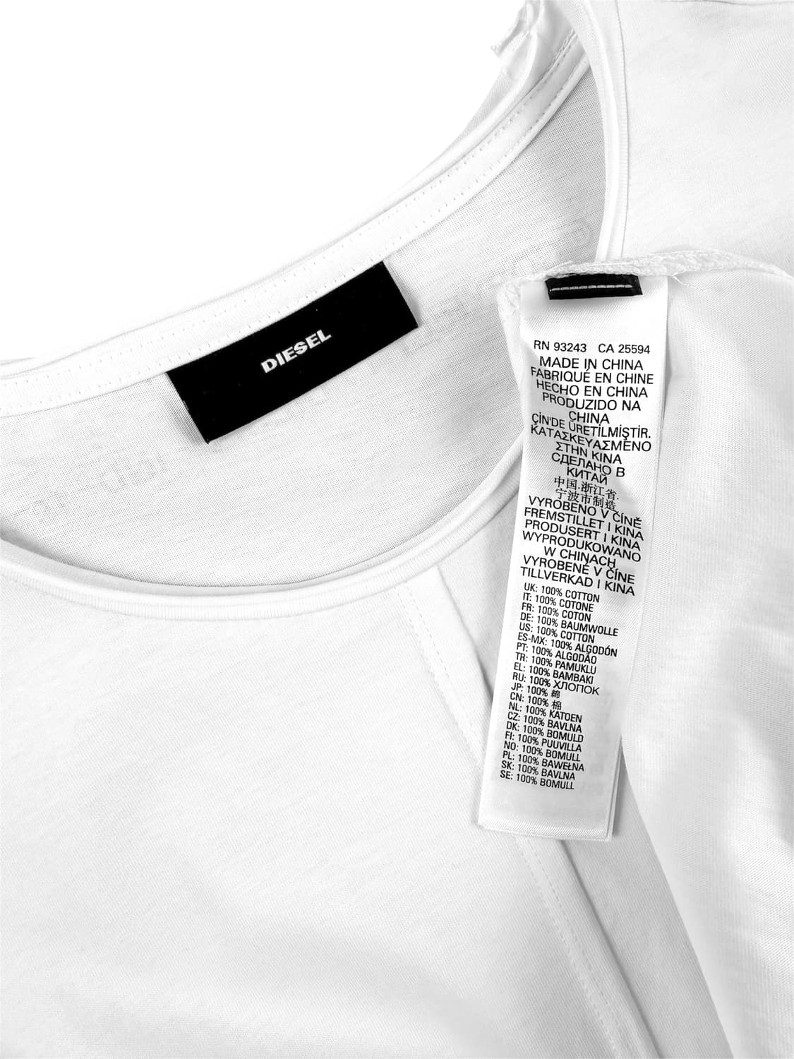 diesel 비대칭 절개 반팔 원피스 상품이미지8