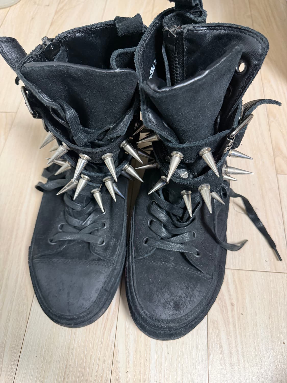 앤드뮐 레이스업 스니커즈 상품이미지1