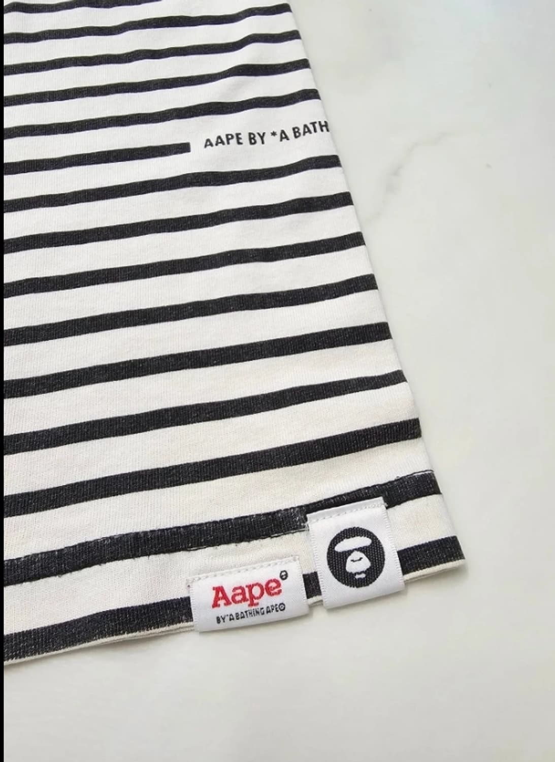 베이프 Aape 스트라이프 티셔츠 100 상품이미지5