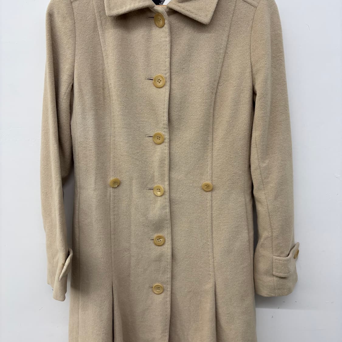 버버리 베이지색 플레어 코트 여s 상품이미지2