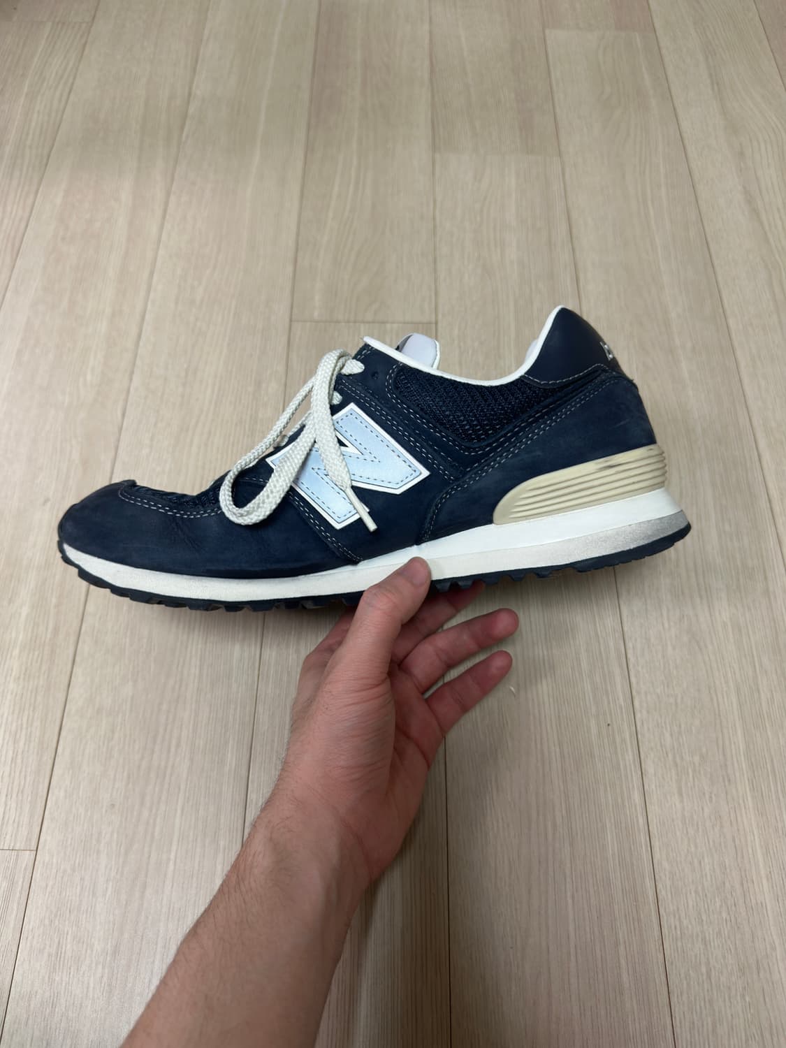 (270) 뉴발란스 포터리 574 프리미엄 하드 네이비 상품이미지6