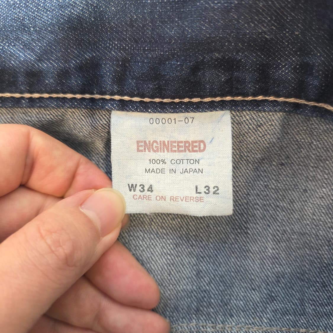 [W34L32]00s 리바이스 JPN 엔지니어드진 엔진 데님 팬츠 상품이미지4