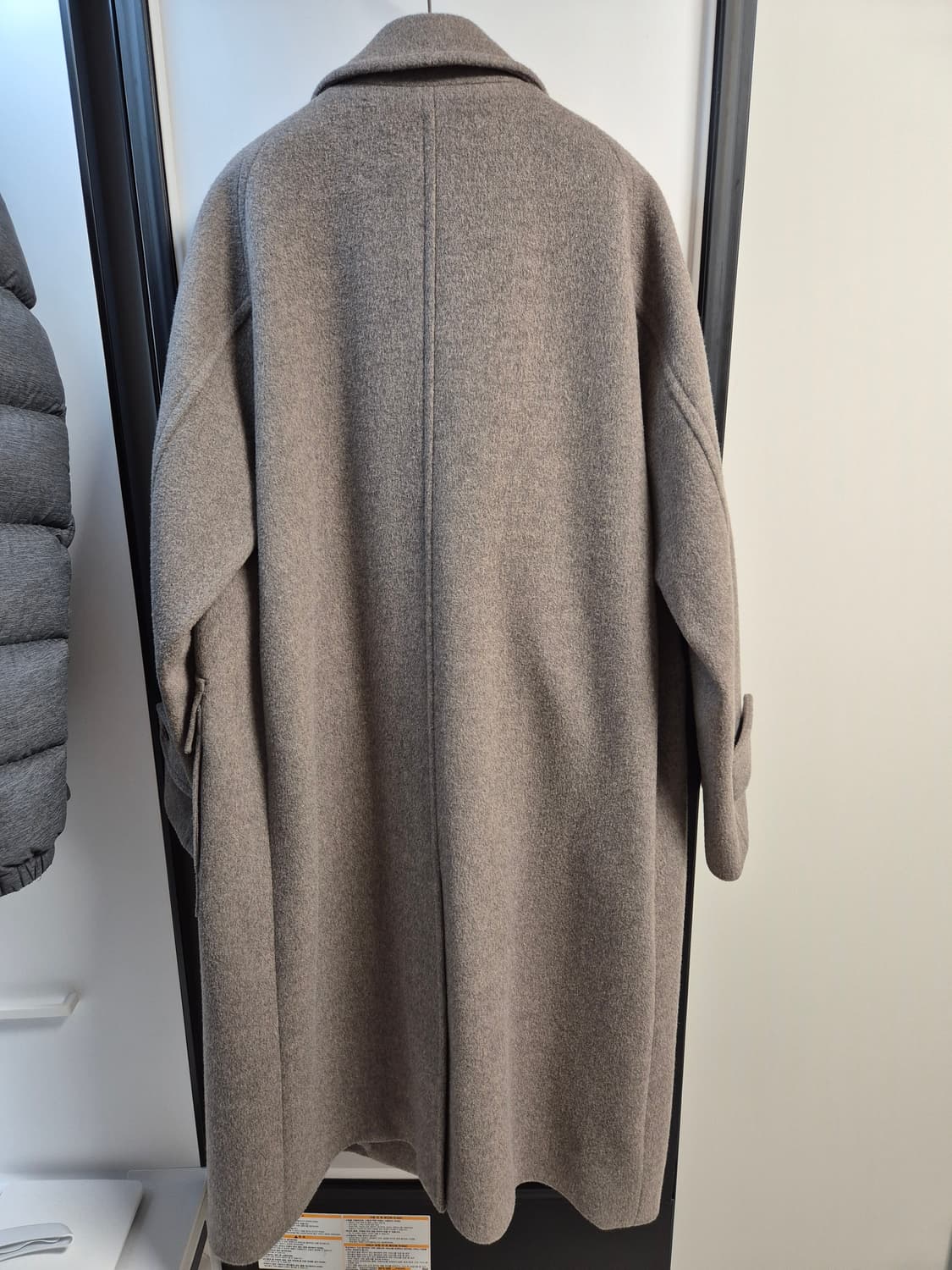 홀리선 윈터포트 발마칸 코트 멜란지 베이지 M 상품이미지2