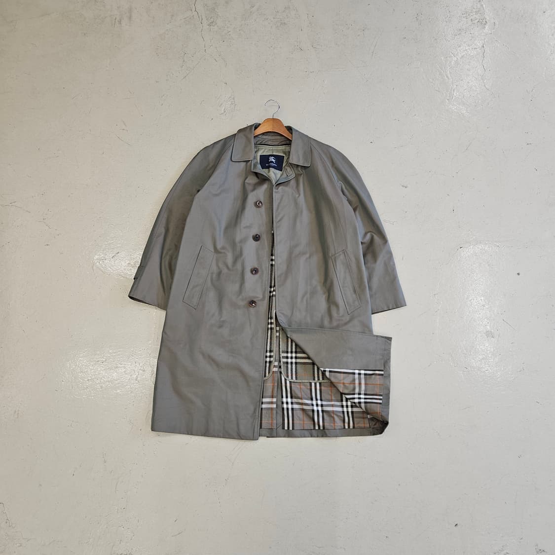 90's BURBERRY 빈티지 버버리 트렌치코트 싱글코트 L~XL 상품이미지1