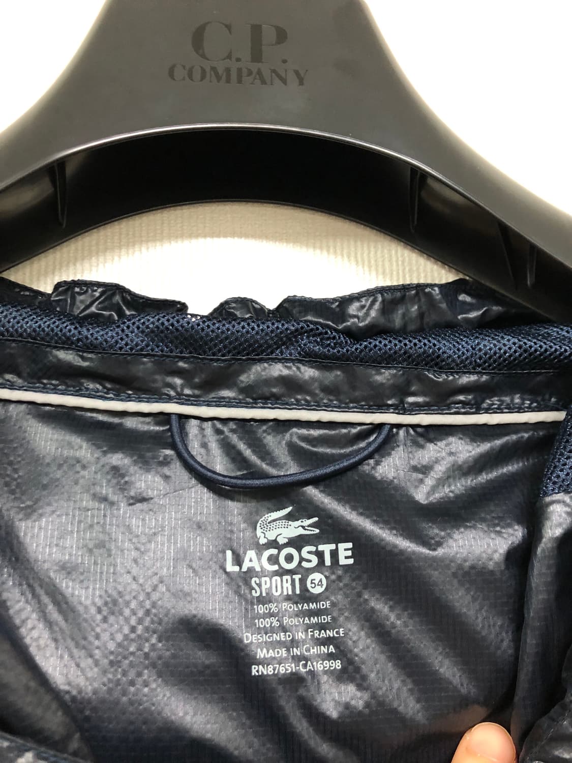 라코스테 빅사이즈 초경량 나일론 반집업 바람막이 아노락 2XL~4XL 상품이미지9