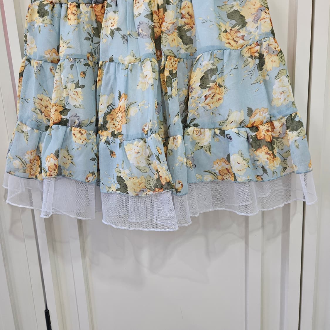 플라워 티어드 스커트 상품이미지3