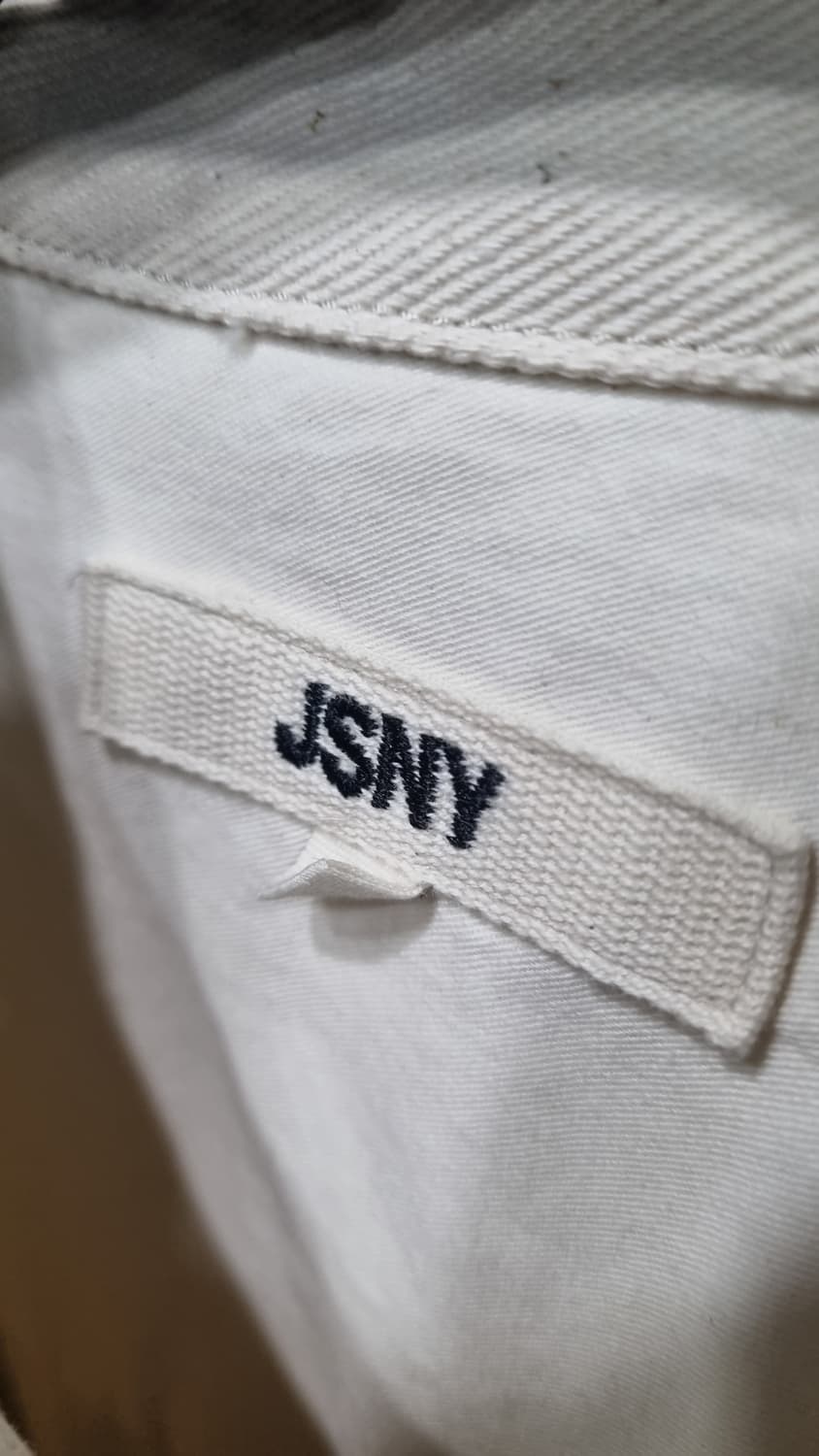 ((JSNY))  남성용 투포켓 크림색 청남방 100~105  상태좋음 상품이미지2