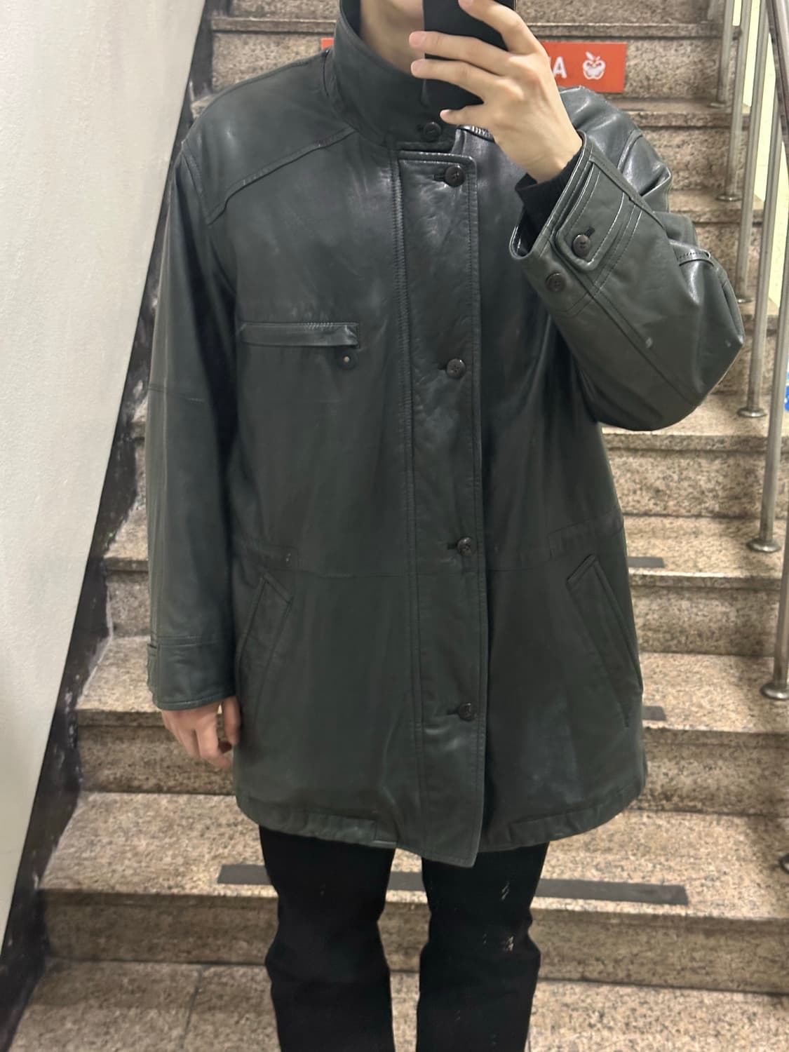 빈티지 디올 레더 카코트 L 상품이미지8