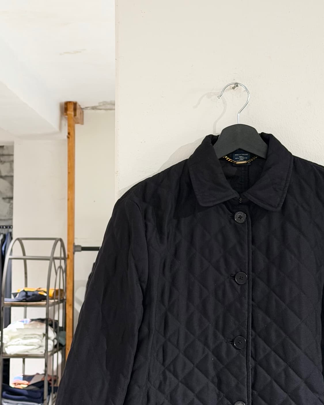 랄프 로렌 블랙 퀼팅 싱글 버튼 자켓 상품이미지2