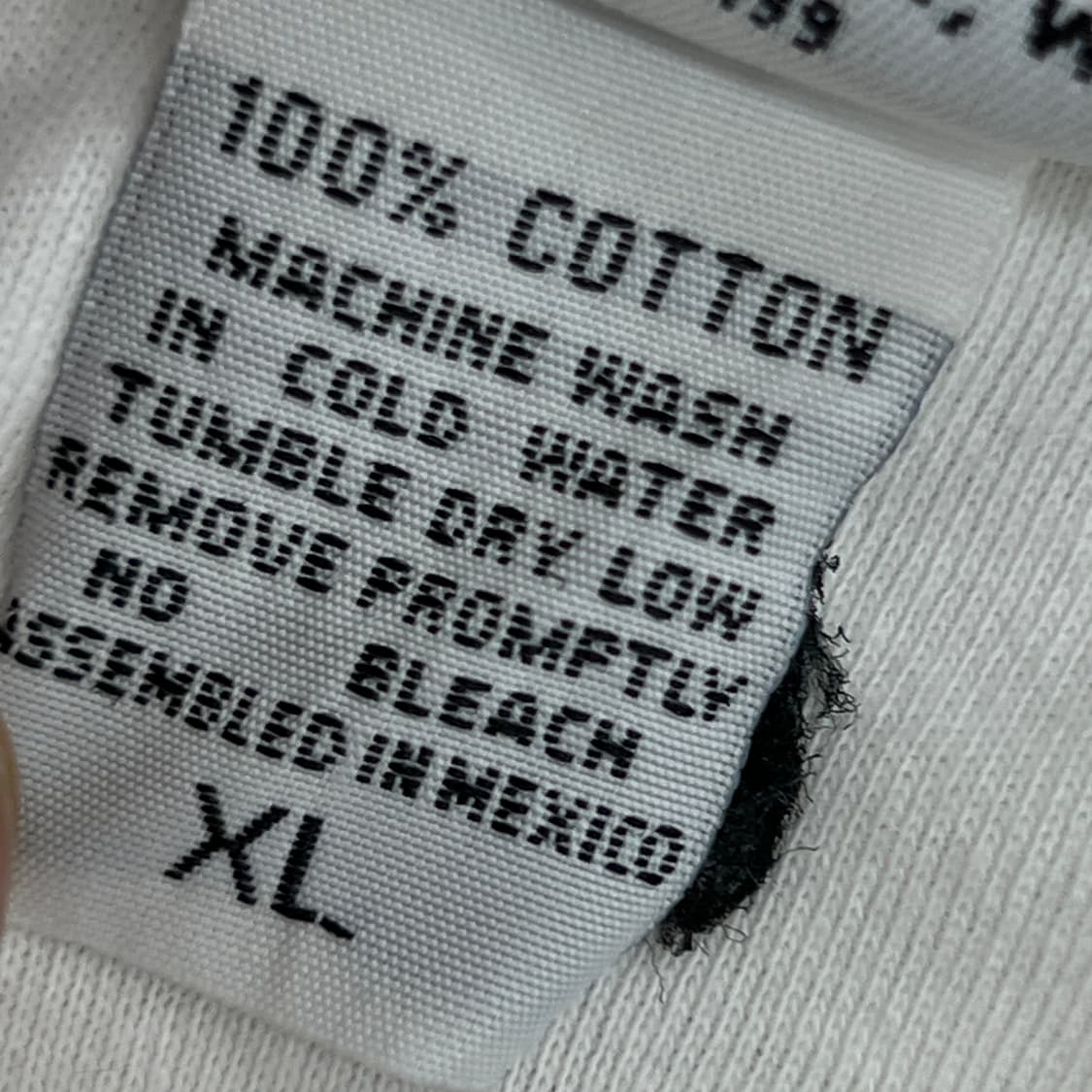 할리데이비슨 큐빅 로고 화이트 반팔 티셔츠 XL 상품이미지5