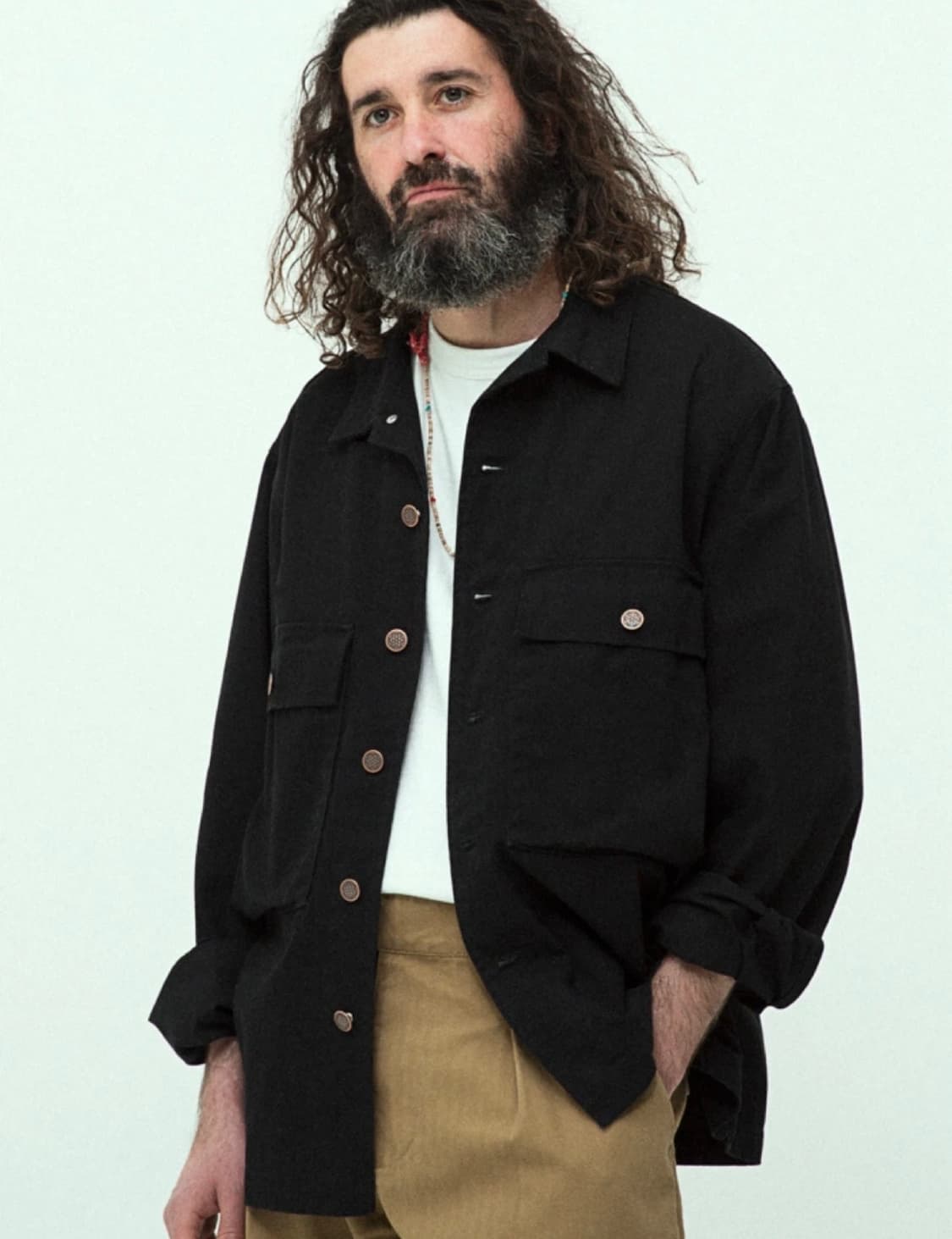 유니폼브릿지 헤링본 데님 자켓 XL(105-110) 정품 상품이미지2