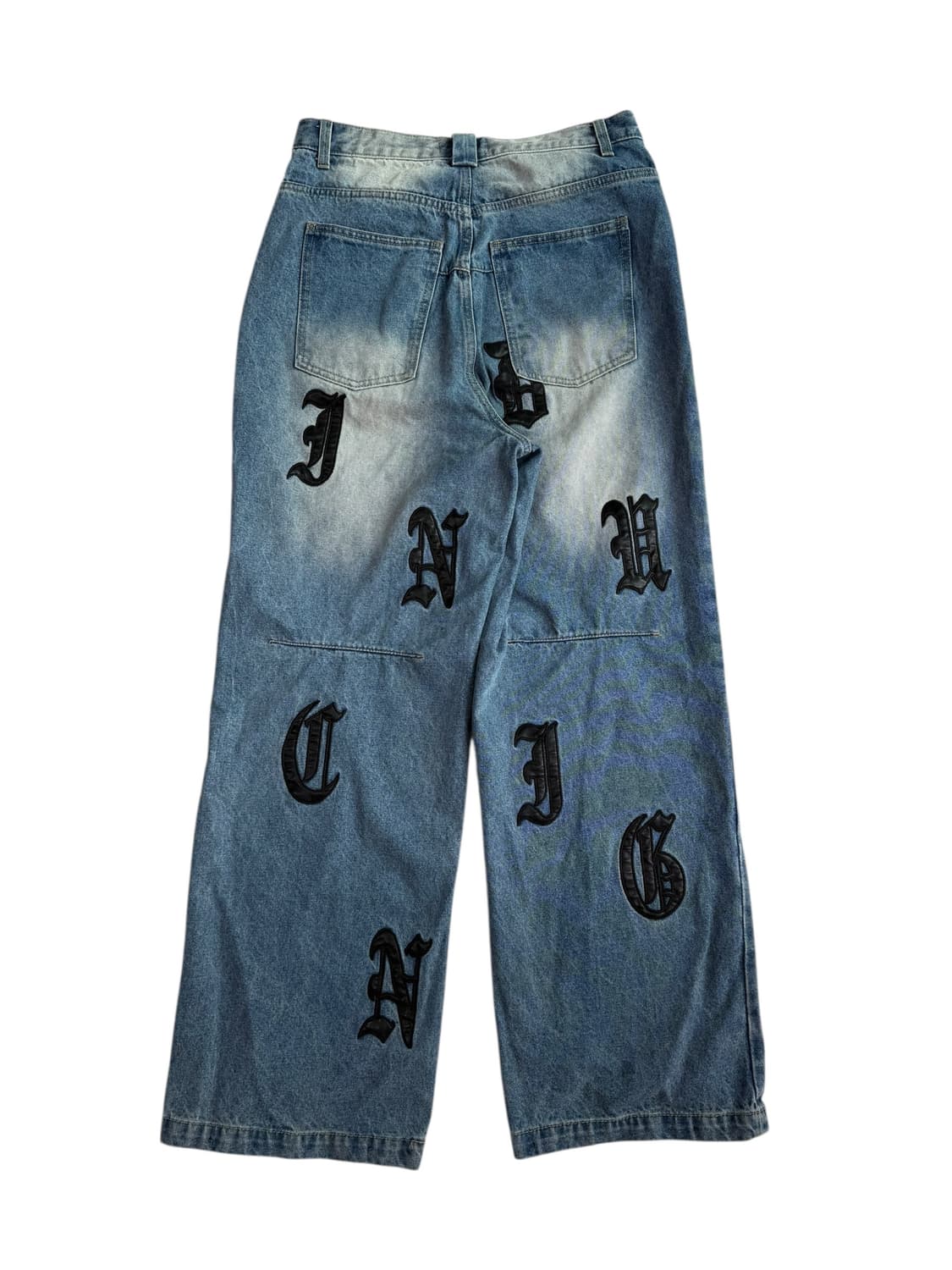 스키즘인듀싱 패치 데님팬츠 상품이미지8