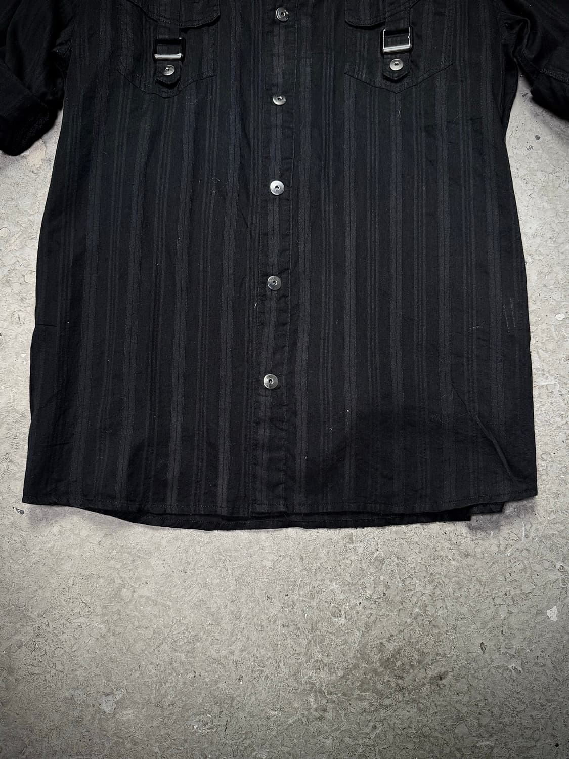 Stripe Western Buckle Shirt  상품이미지6
