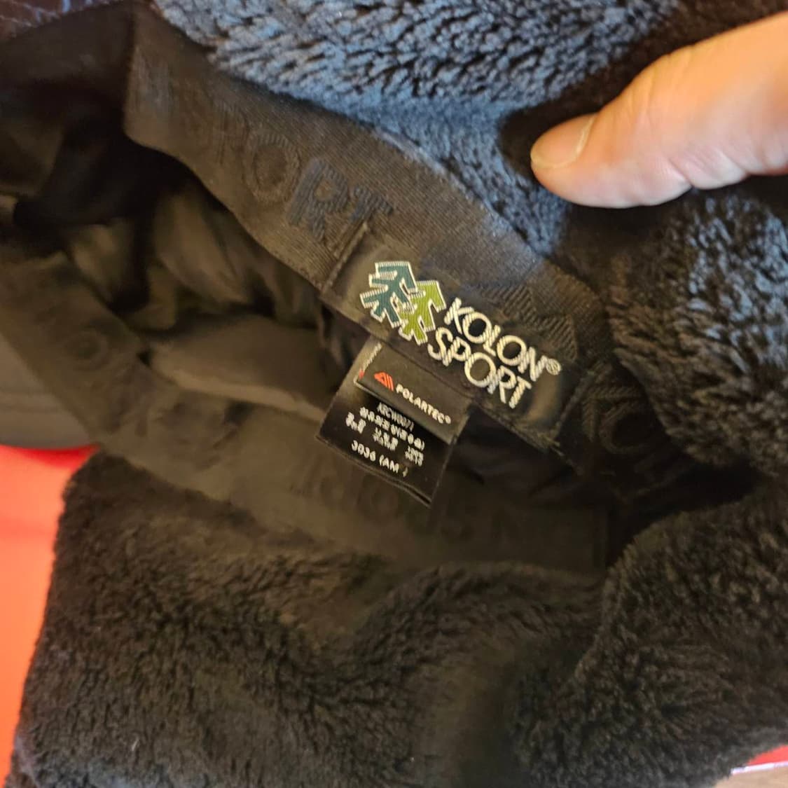 코오롱(KOLON) 구스다운 패딩 트루퍼햇 60size 상품이미지5