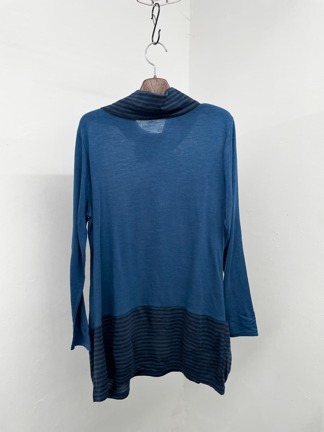 너드 블루 버튼 디테일 원피스 상품이미지7